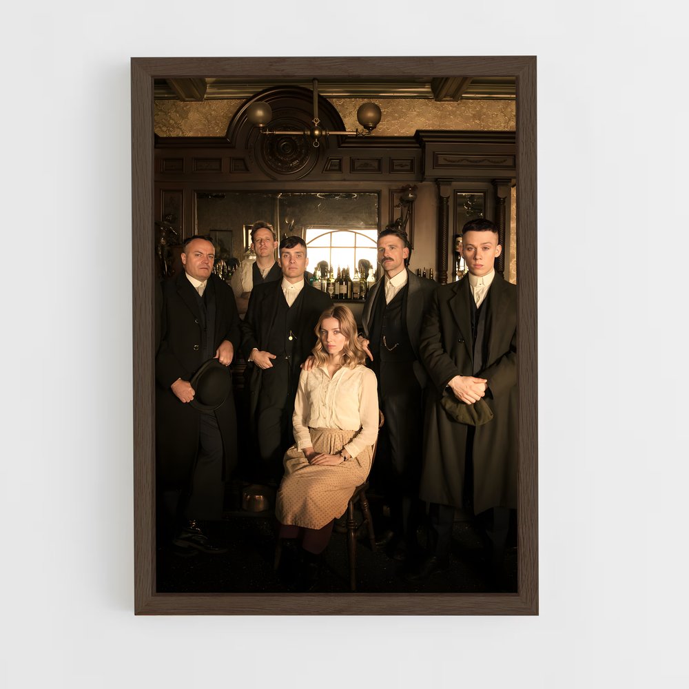ap-peaky blinders-9 cadre Bois foncé