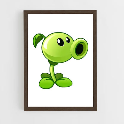 ap-peashooter-1 cadre Bois foncé