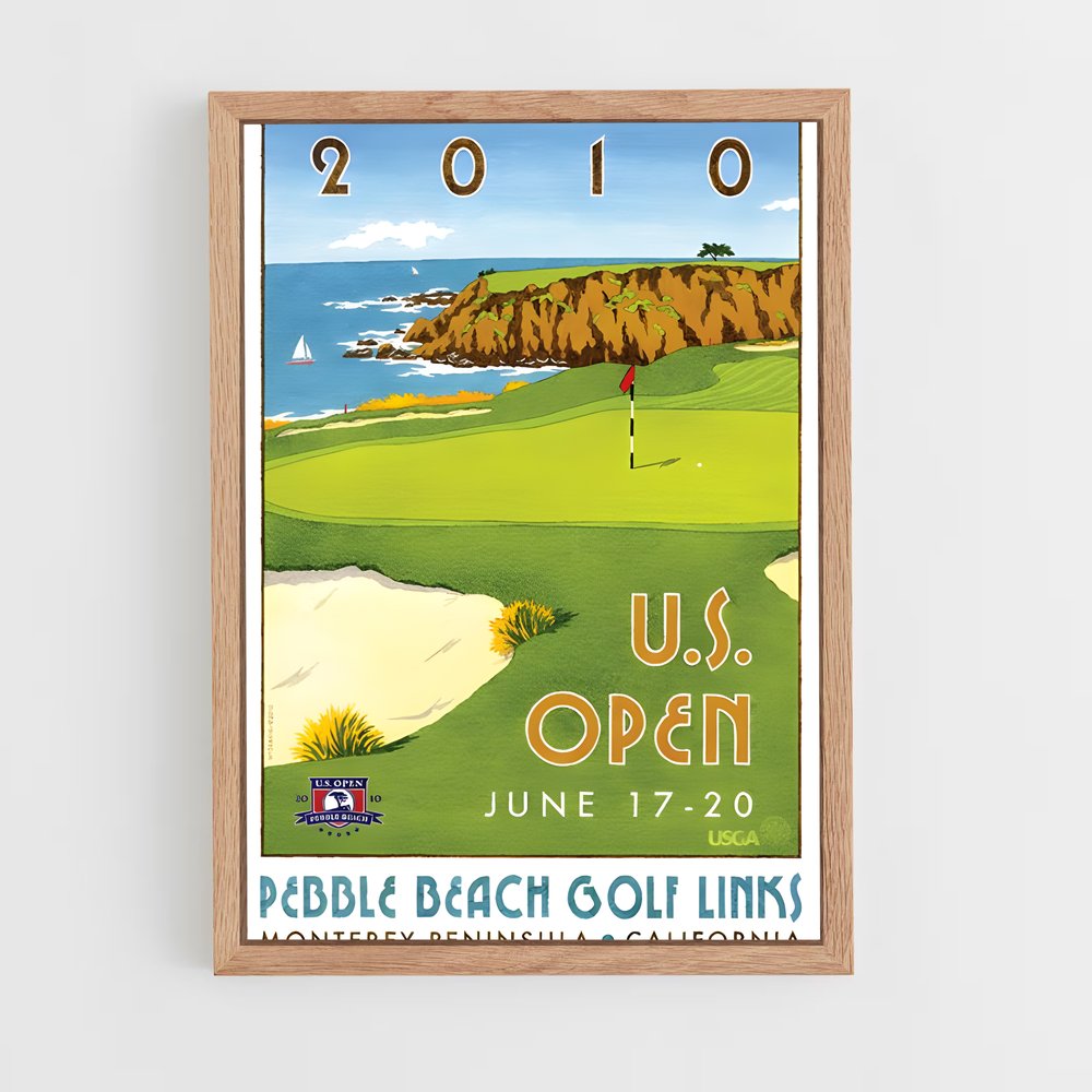 ap-pebble beach golf links-1 cadre Bois clair