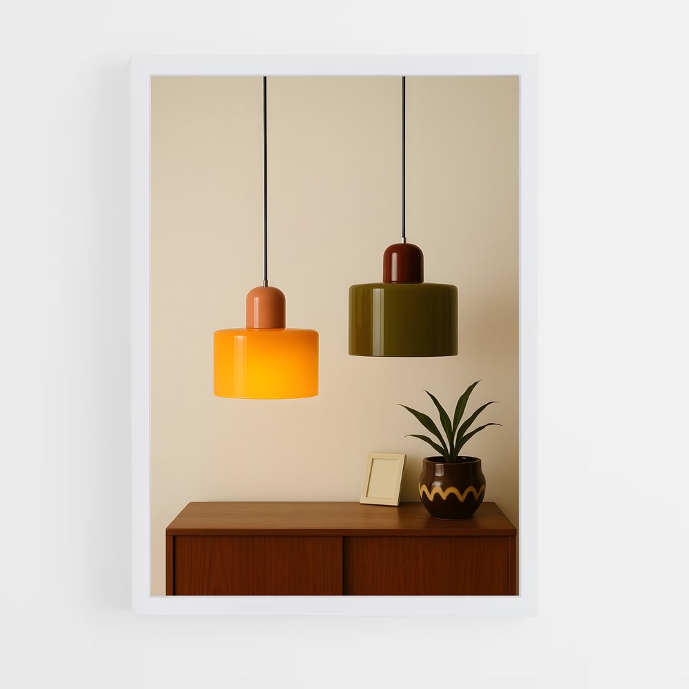 ap-pendant light-3 cadre Blanc