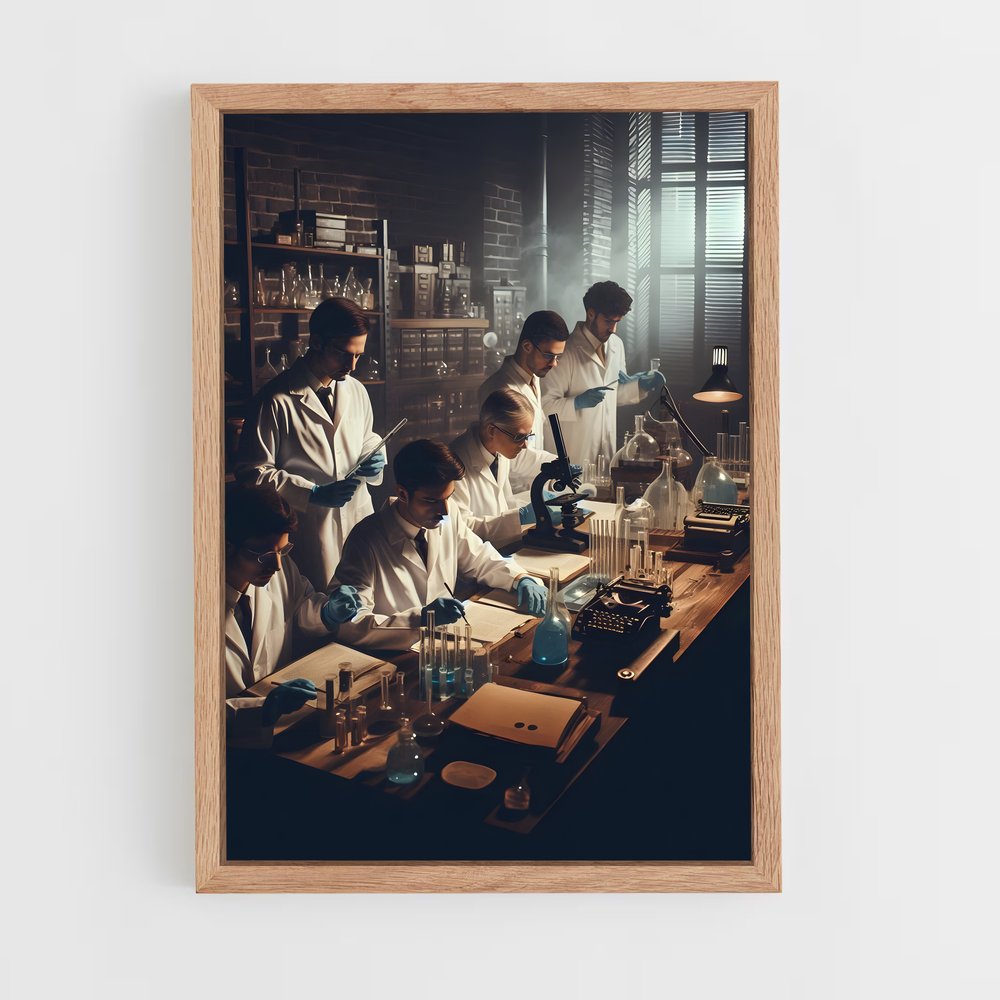 ap-penicillin discovery-2 cadre Bois clair