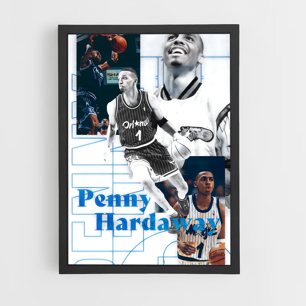 ap-penny hardaway-10 cadre Noir