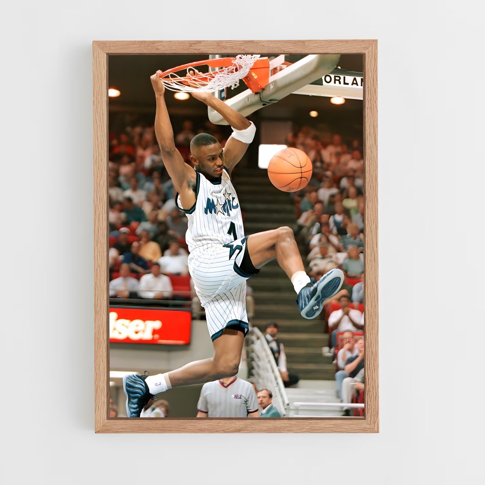 ap-penny hardaway-11 cadre Bois clair