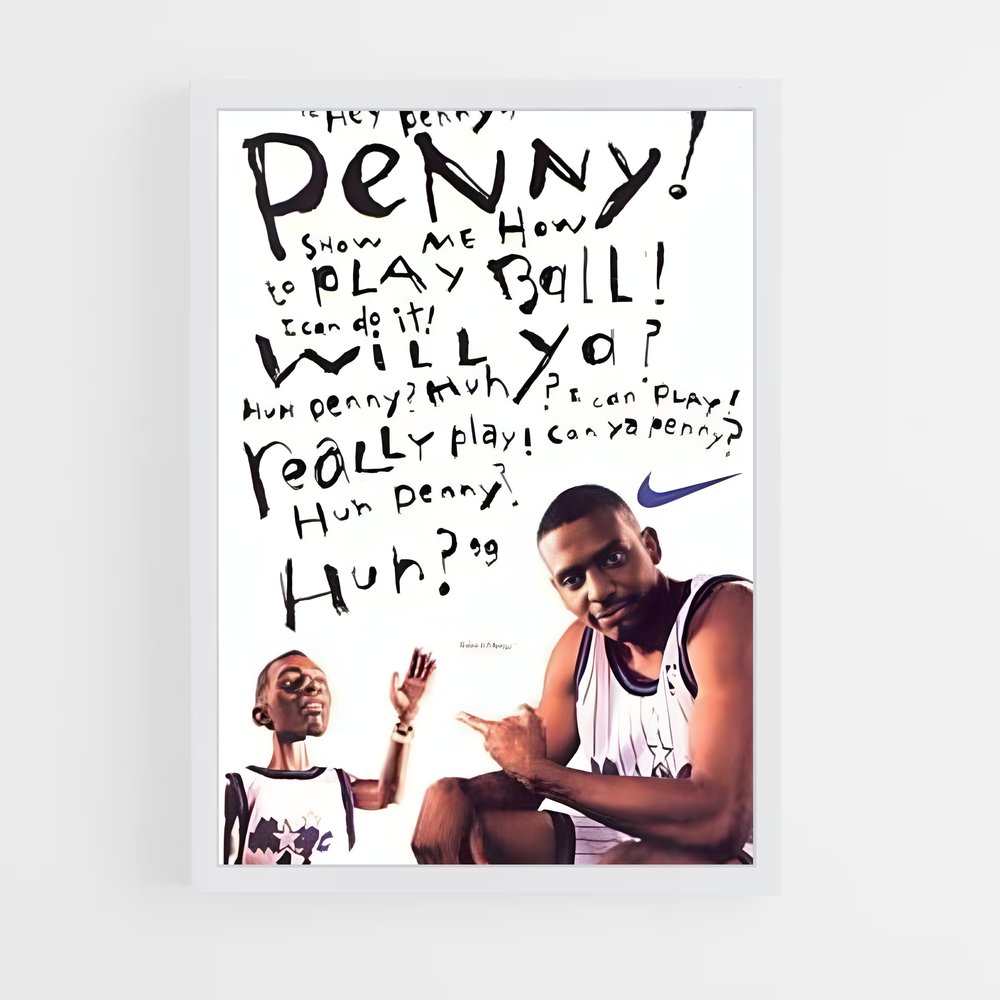 ap-penny hardaway-13 cadre Blanc