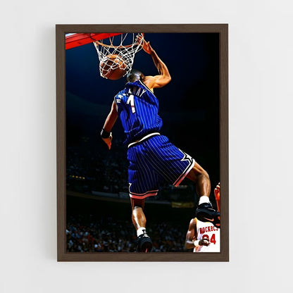 ap-penny hardaway-3 cadre Bois foncé
