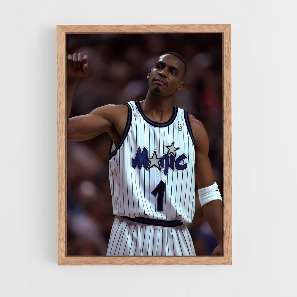 ap-penny hardaway-8 cadre Bois clair
