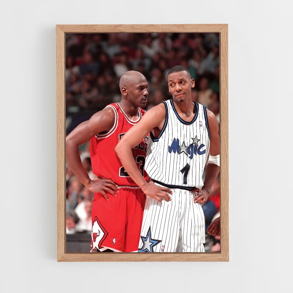 ap-penny hardaway-9 cadre Bois clair
