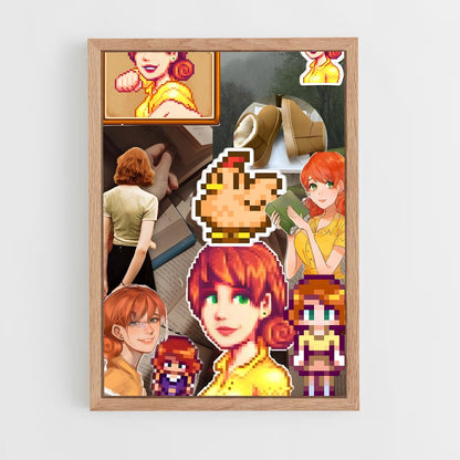 ap-penny stardew-3 cadre Bois clair