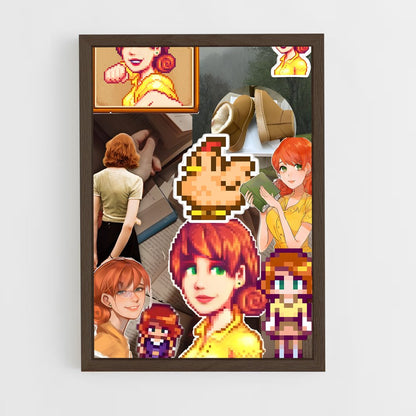 ap-penny stardew-3 cadre Bois foncé