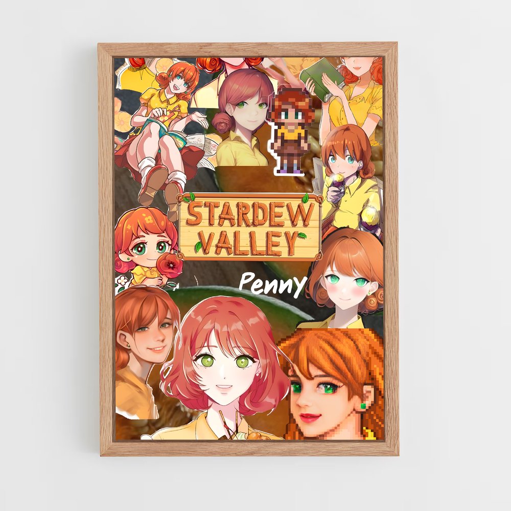 ap-penny stardew-5 cadre Bois clair
