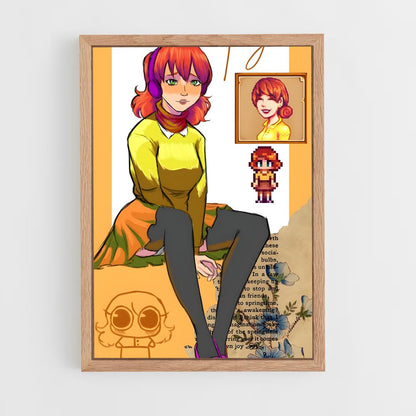 ap-penny stardew-6 cadre Bois clair