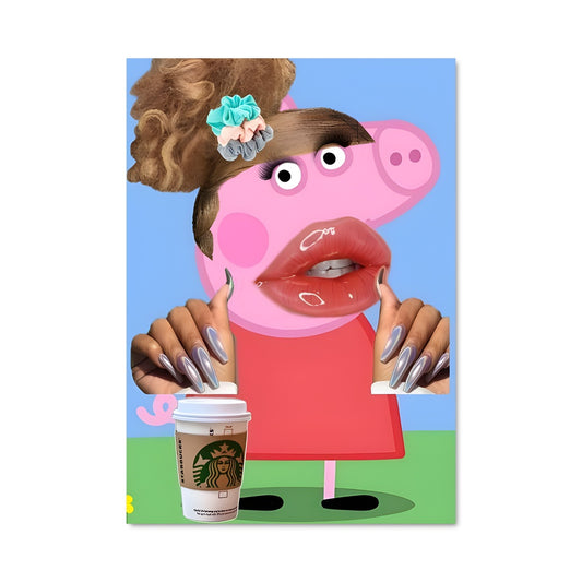 Poster Peppa Café