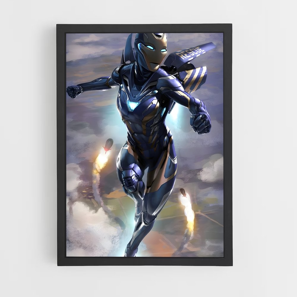 ap-pepper potts-1 cadre Noir