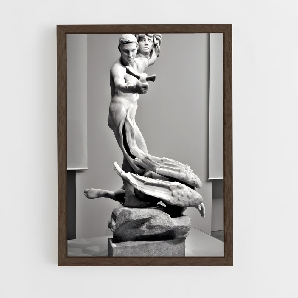 ap-perseus freeing andromeda claudel-1 cadre Bois foncé