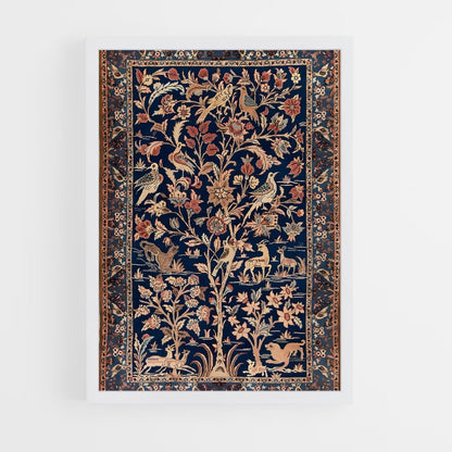 ap-persian patterns-10 cadre Blanc