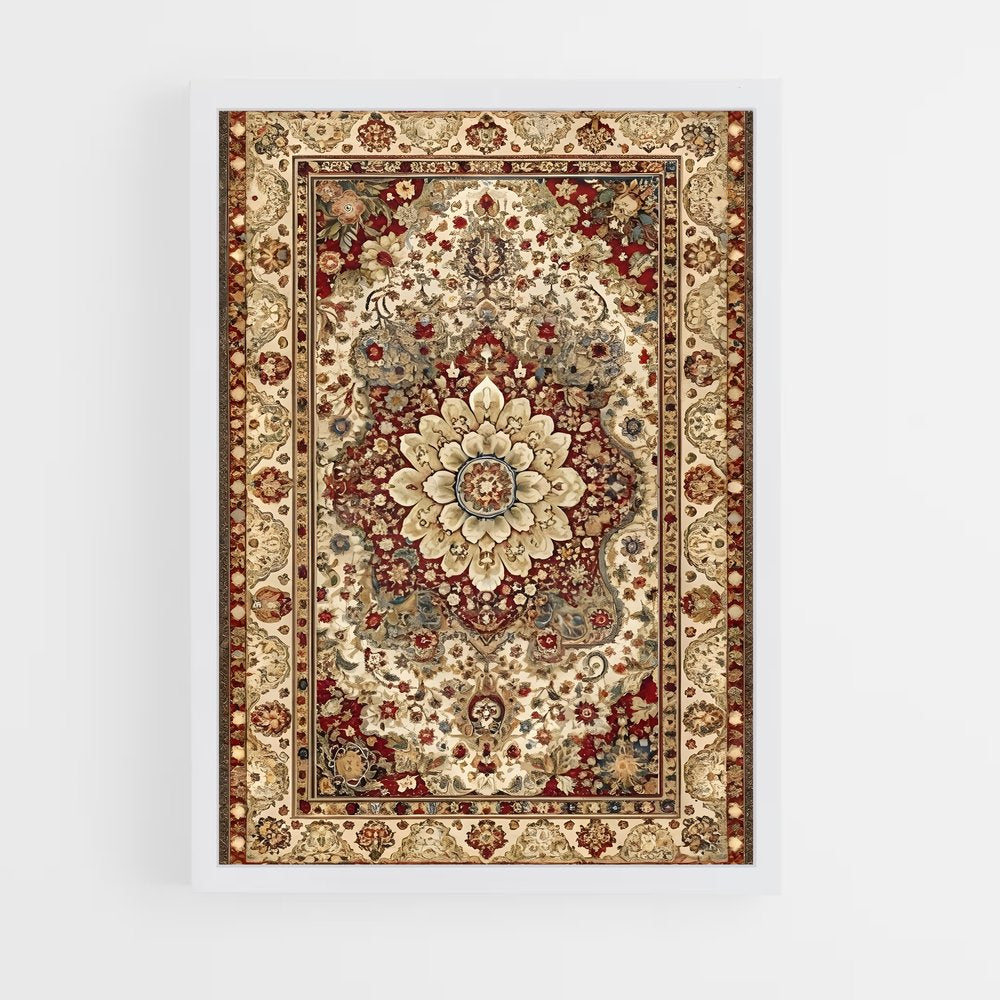 ap-persian patterns-11 cadre Blanc