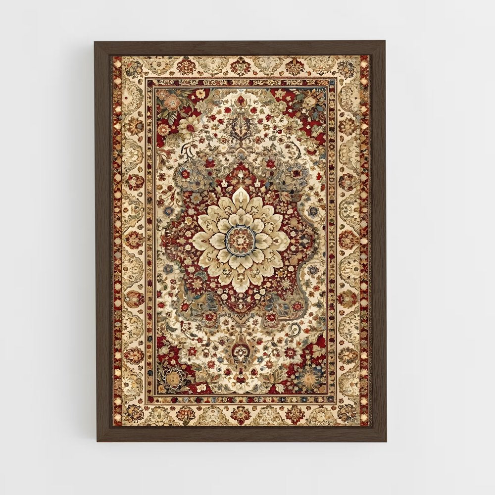 ap-persian patterns-11 cadre Bois foncé