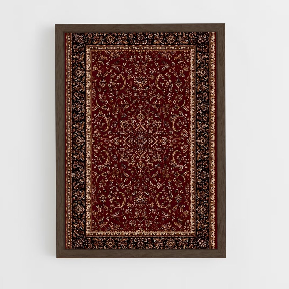 ap-persian patterns-2 cadre Bois foncé