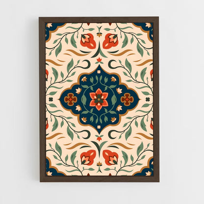 ap-persian patterns-6 cadre Bois foncé