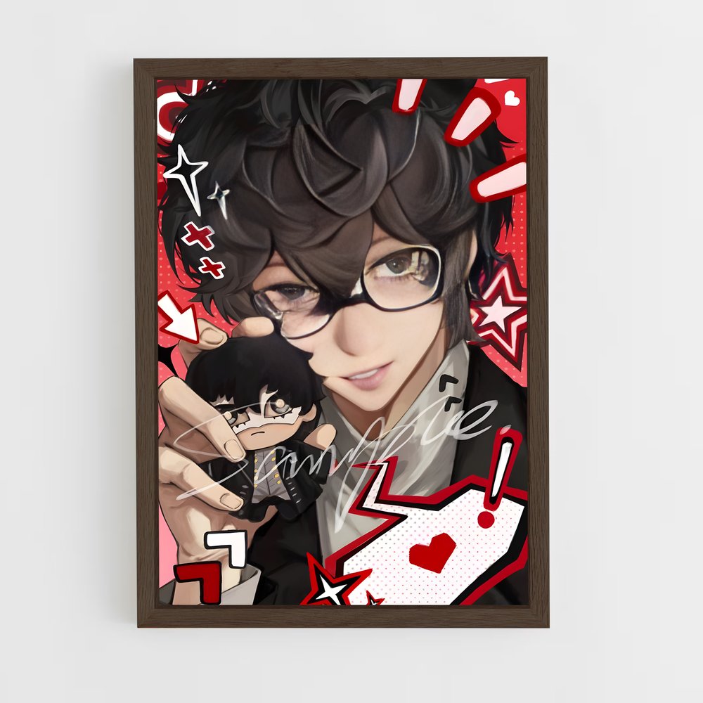 ap-persona 5-3 cadre Bois foncé