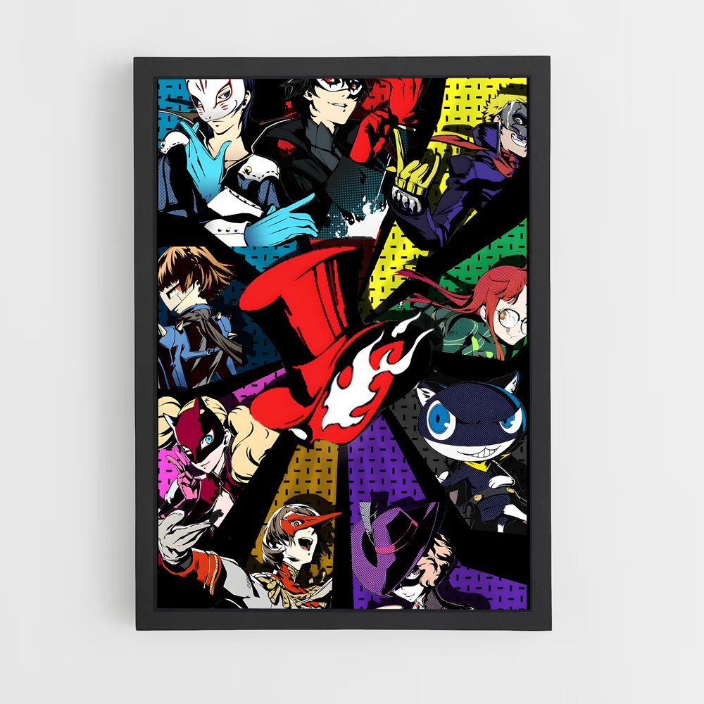 ap-persona 5-4 cadre Noir