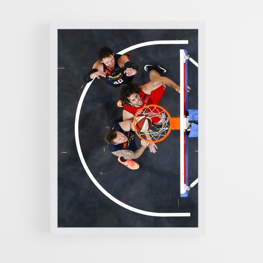 ap-perth wildcats basketball-3 cadre Blanc