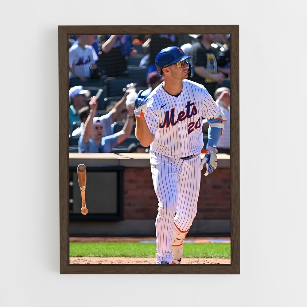 ap-pete alonso-6 cadre Bois foncé