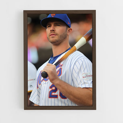 ap-pete alonso-7 cadre Bois foncé