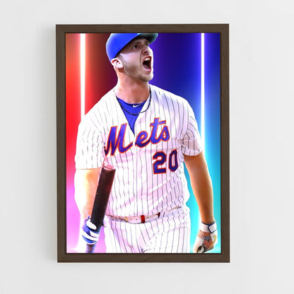 ap-pete alonso-8 cadre Bois foncé