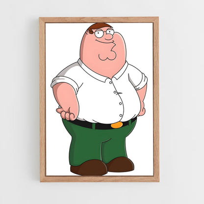 ap-peter griffin-1 cadre Bois clair