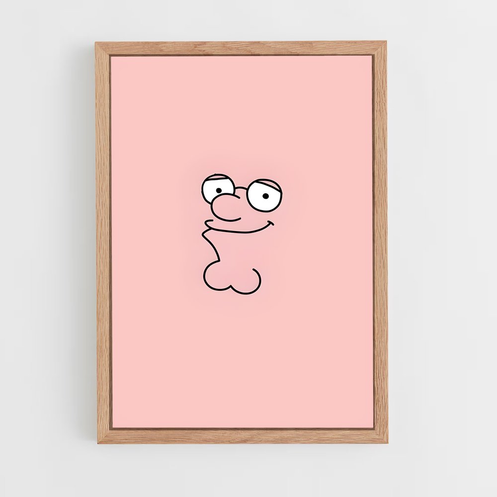 ap-peter griffin-3 cadre Bois clair