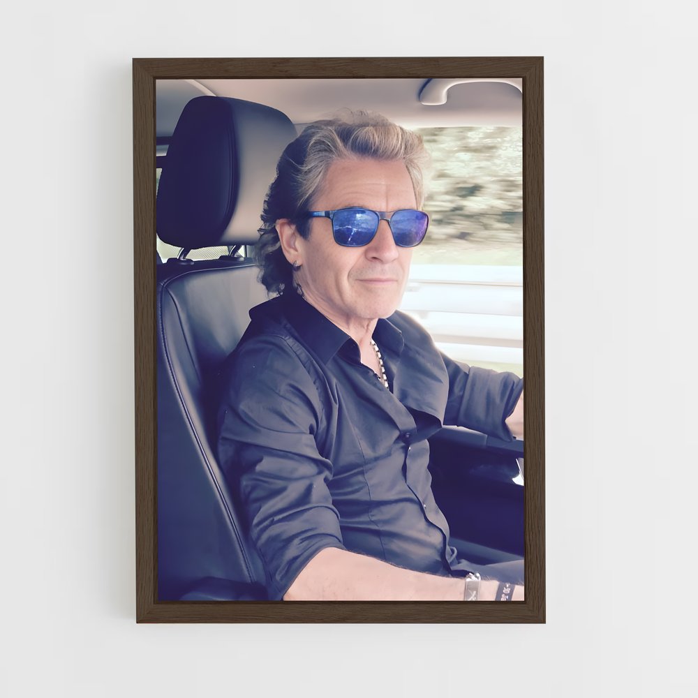 ap-peter maffay-8 cadre Bois foncé