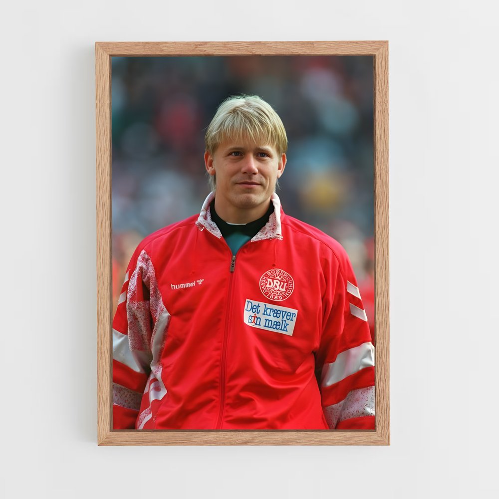 ap-peter schmeichel-3 cadre Bois clair