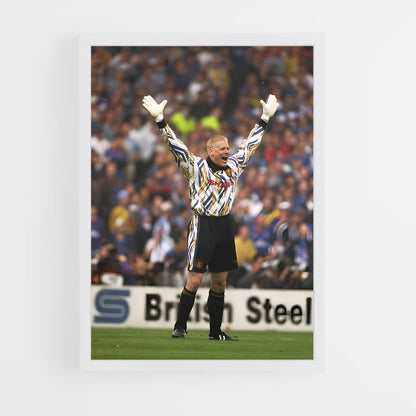 ap-peter schmeichel-7 cadre Blanc