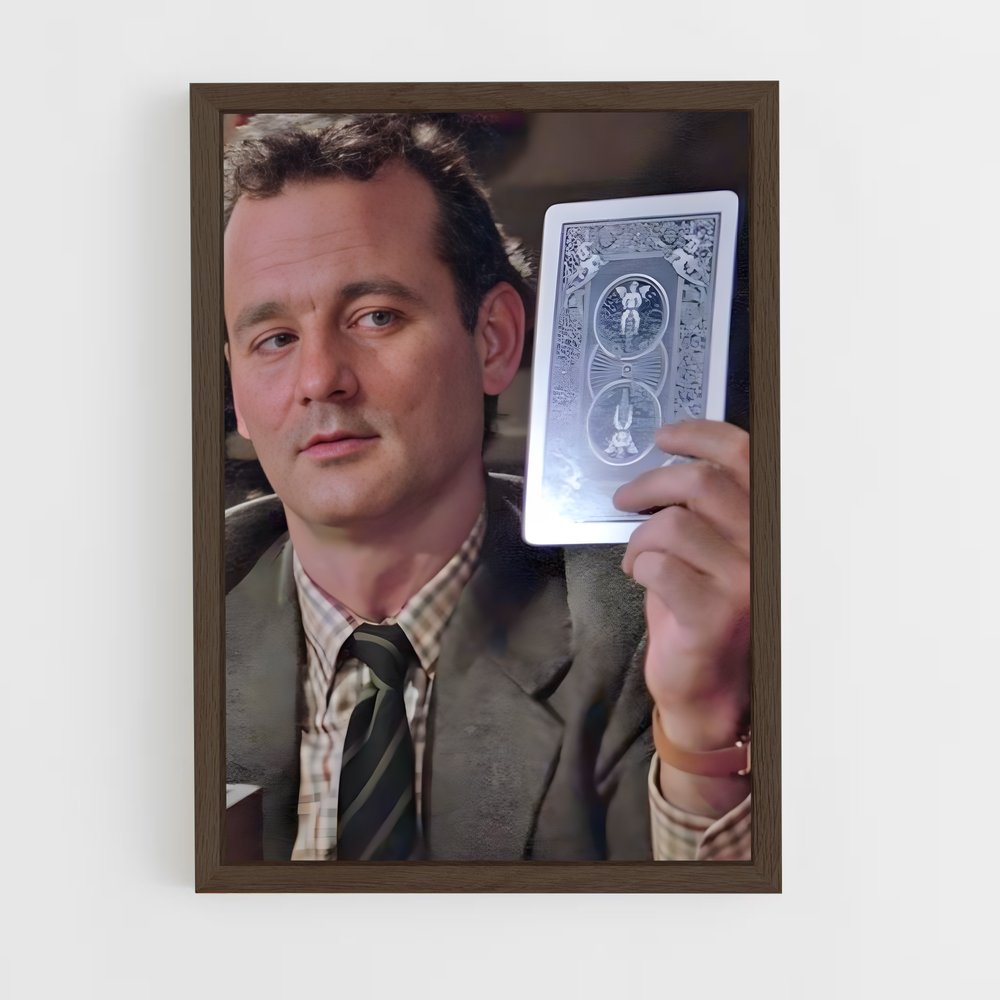 ap-peter venkman-1 cadre Bois foncé
