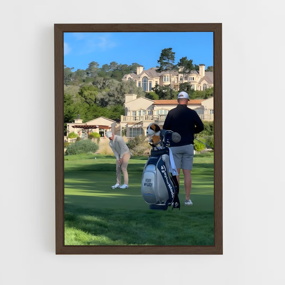 ap-pga tour-4 cadre Bois foncé