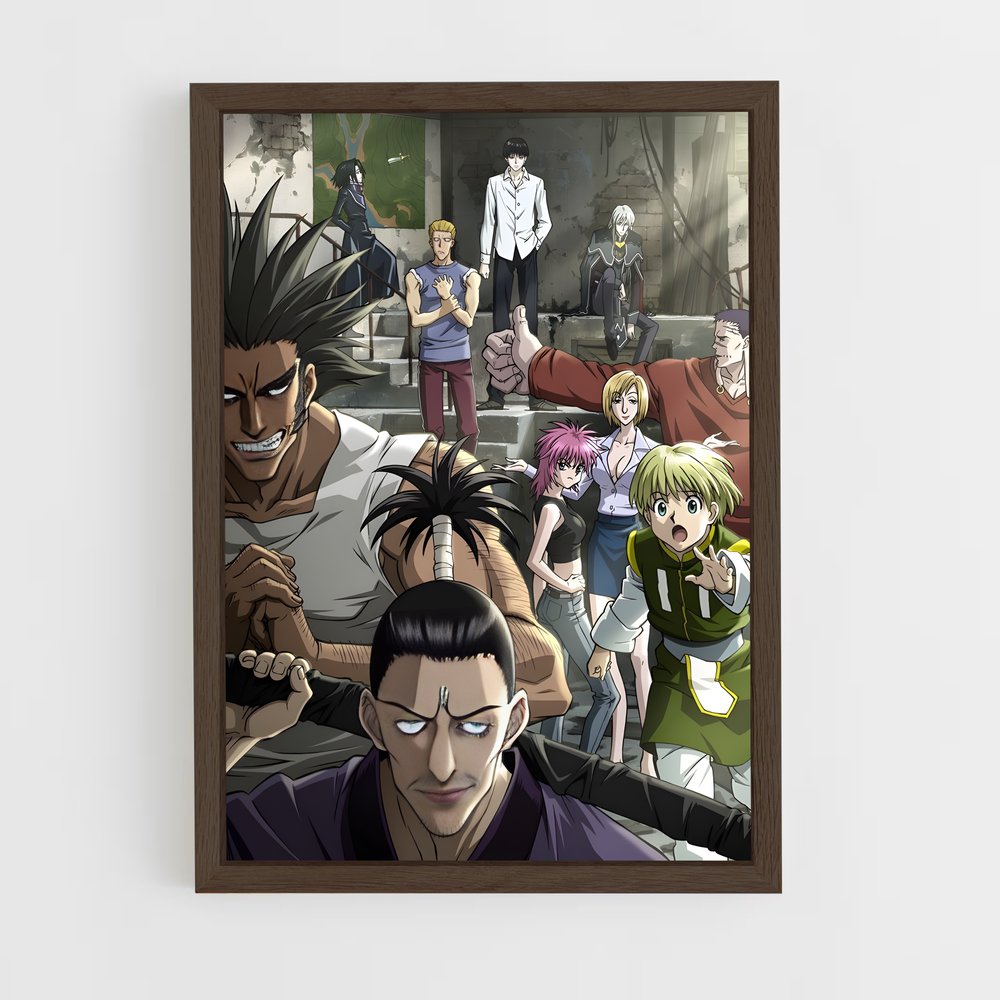 ap-phantom troupe-3 cadre Bois foncé