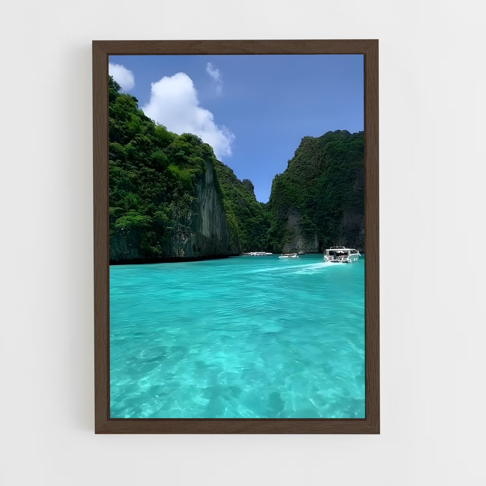 ap-phi phi islands-3 cadre Bois foncé