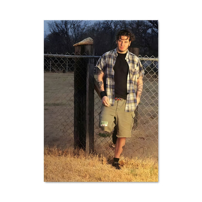 Poster Behind the Fence