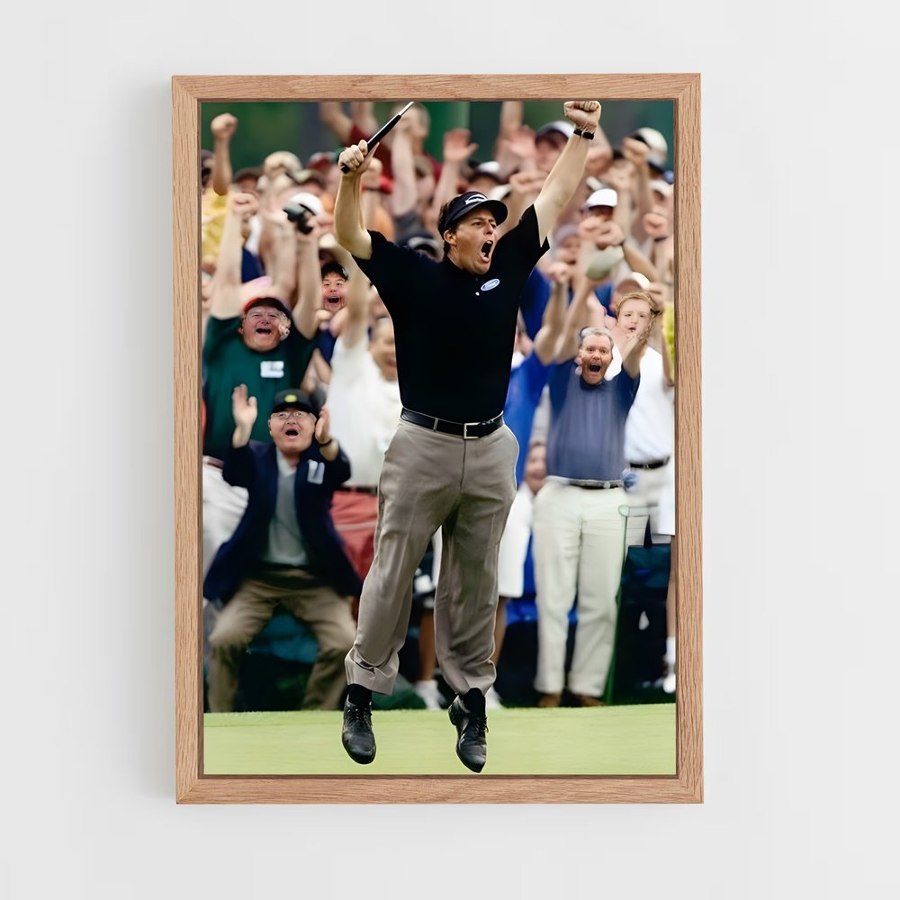 ap-phil mickelson-1 cadre Bois clair