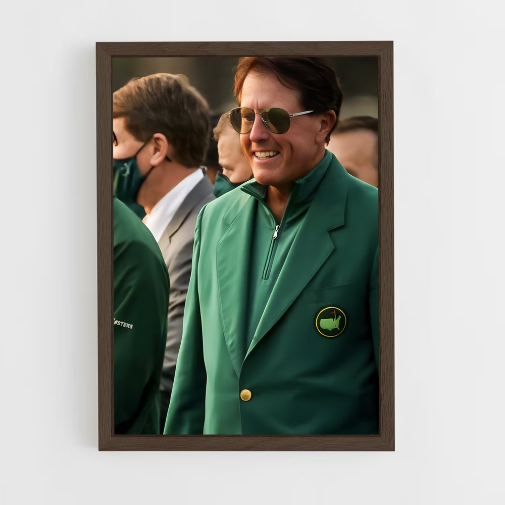 ap-phil mickelson-10 cadre Bois foncé