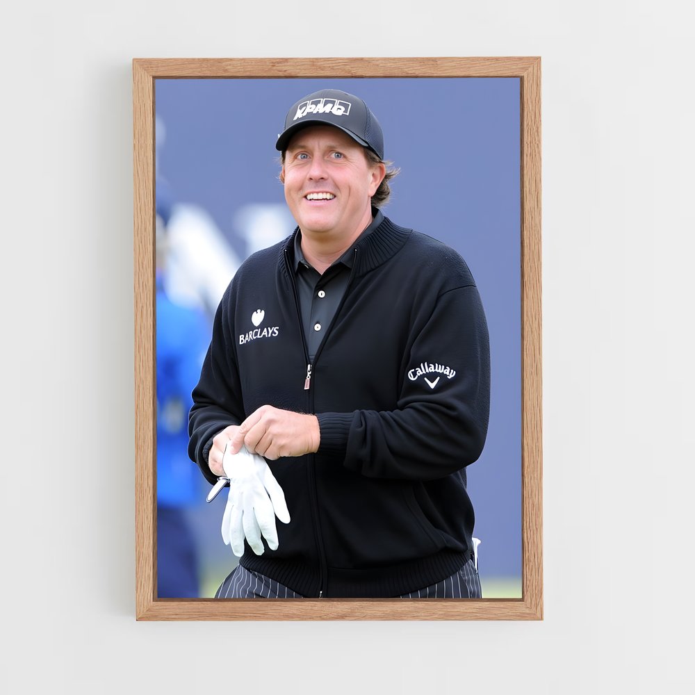 ap-phil mickelson-3 cadre Bois clair