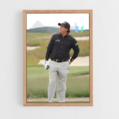 ap-phil mickelson-6 cadre Bois clair