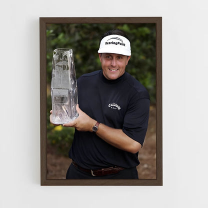 ap-phil mickelson-8 cadre Bois foncé