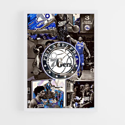 ap-philadelphia 76ers-1 cadre Blanc