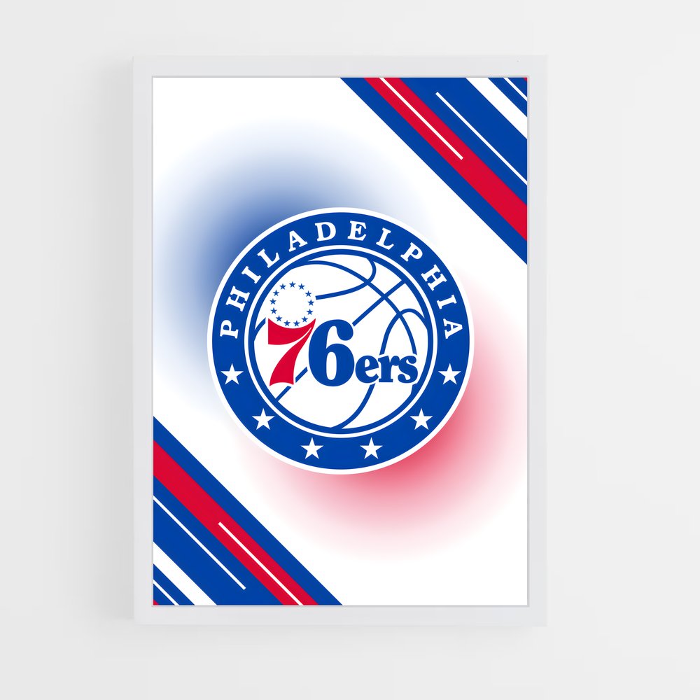 ap-philadelphia 76ers-2 cadre Blanc