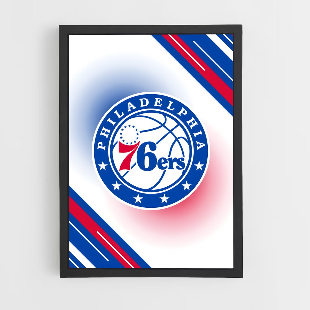 ap-philadelphia 76ers-2 cadre Noir