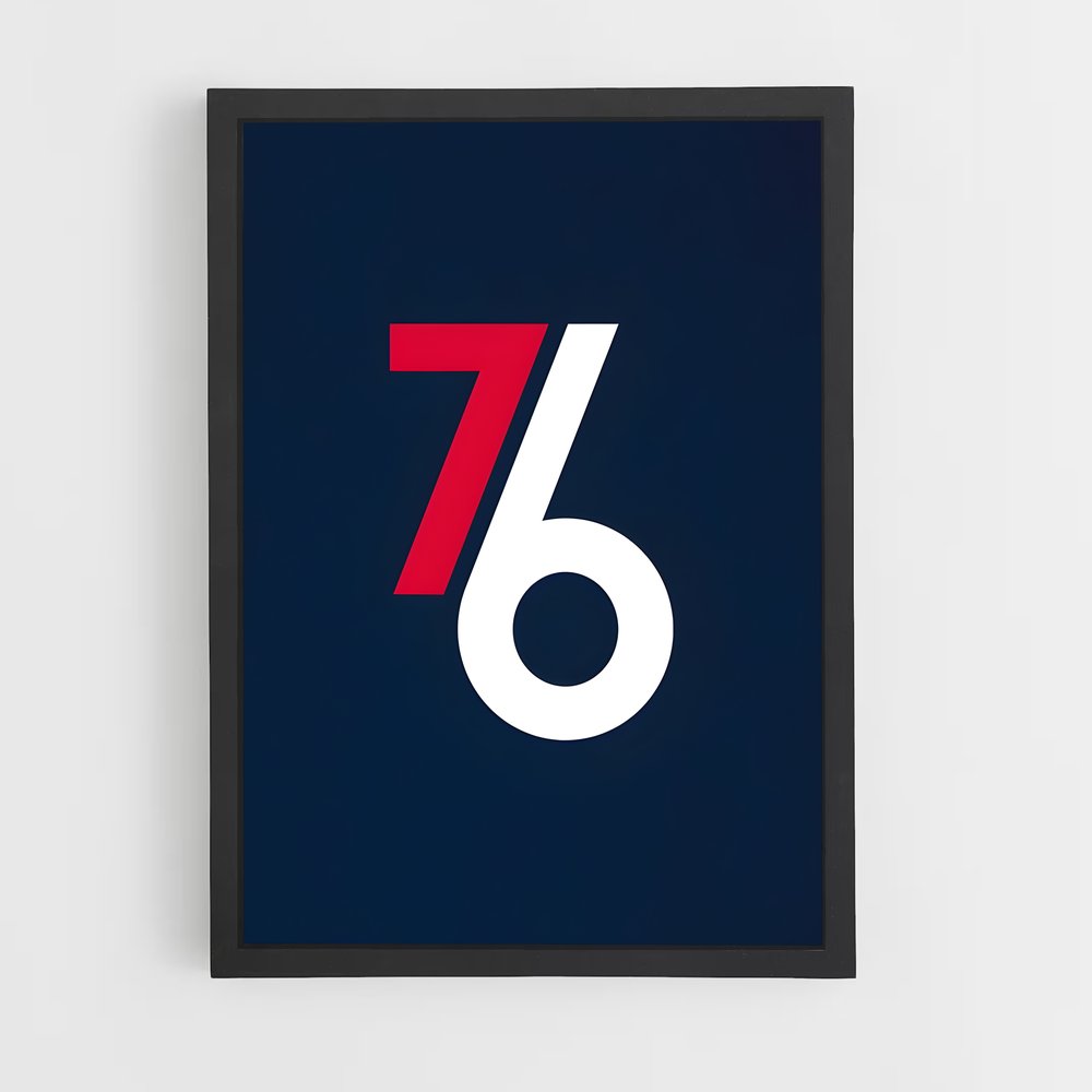 ap-philadelphia 76ers-4 cadre Noir