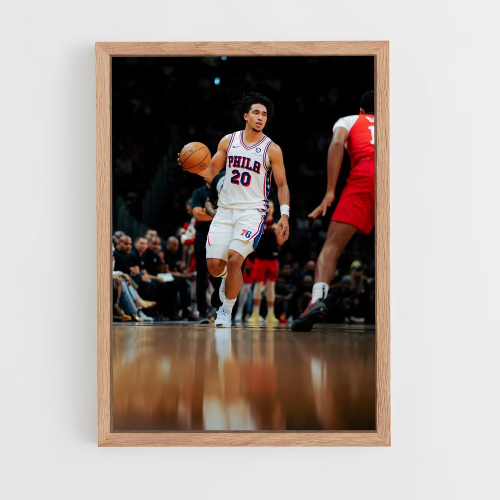 ap-philadelphia 76ers-7 cadre Bois clair