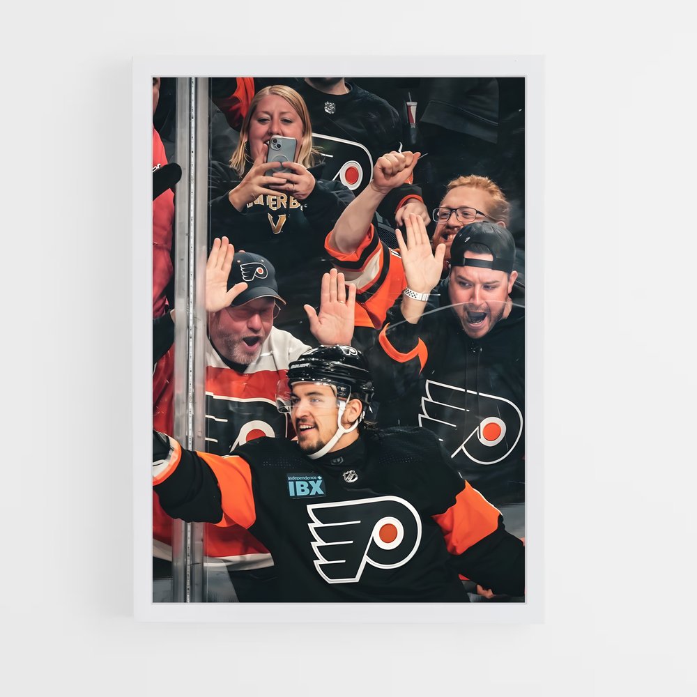 ap-philadelphia flyers-6 cadre Blanc